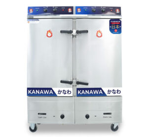 Tủ hấp bánh bao điện gas 24 khay