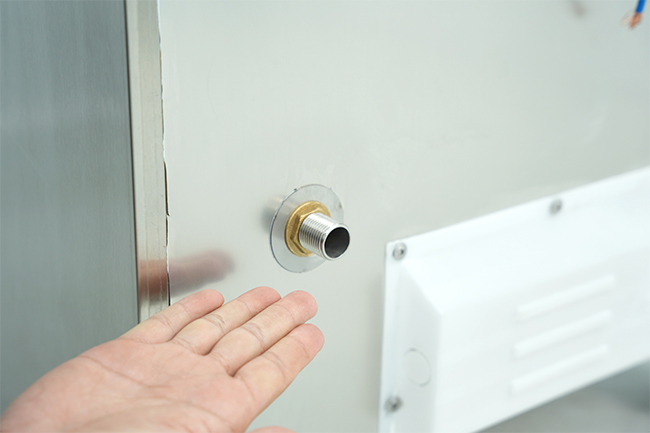 Van xả nước tủ hấp bánh bao 4 khay gas