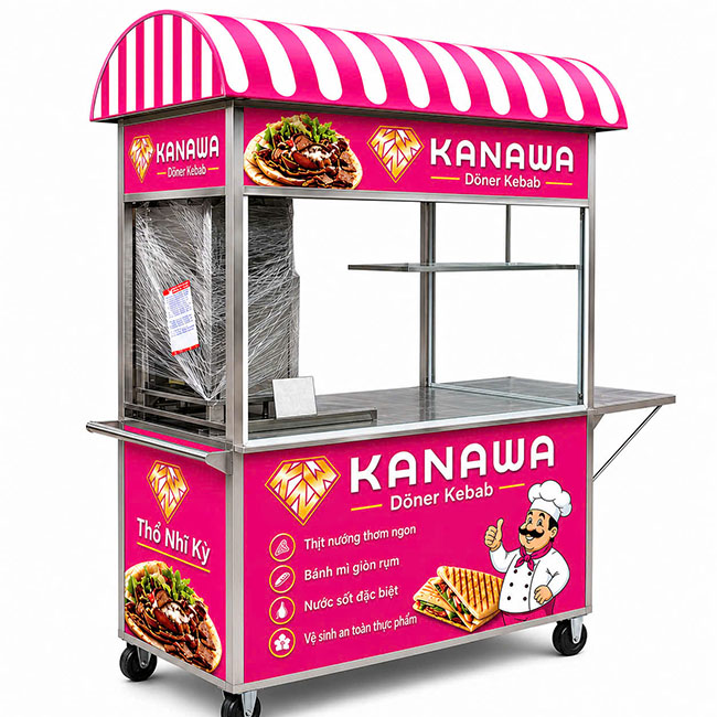 L&yacute; do n&ecirc;n đầu tư xe b&aacute;nh m&igrave; Doner Kebab 1m2