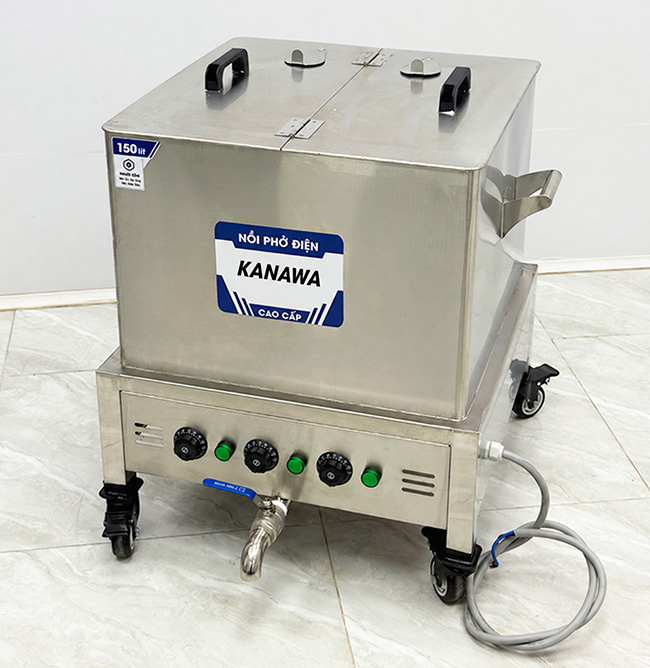 Nồi vu&ocirc;ng nấu phở điện 150L giữ nhiệt tốt